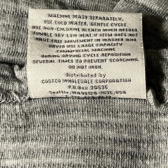 Brooklinen Full/Queen Brushed Jersey Gray Coverlet - Picture 5 of 6